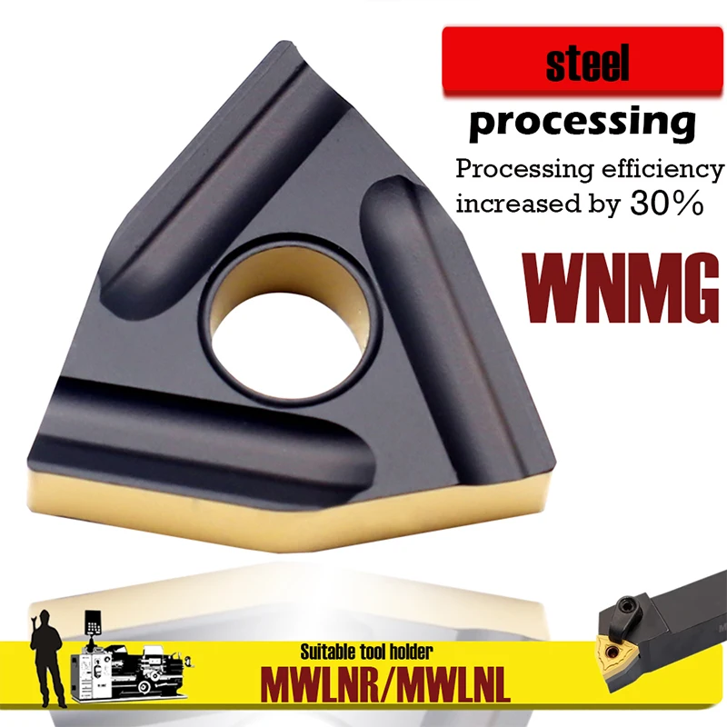 ZZWDR WNMG Твердосплавная вставка WNMG080408R S WNMG080404L WP4225 Внешний токарный инструмент с ЧПУ Вставки для токарных станков для стали 
ZZWDR WNMG Твердосплавная вставка WNMG080408R S WNMG080404L WP4225 Внешний токарный инструмент с ЧПУ Вставки для токарных станков для стали