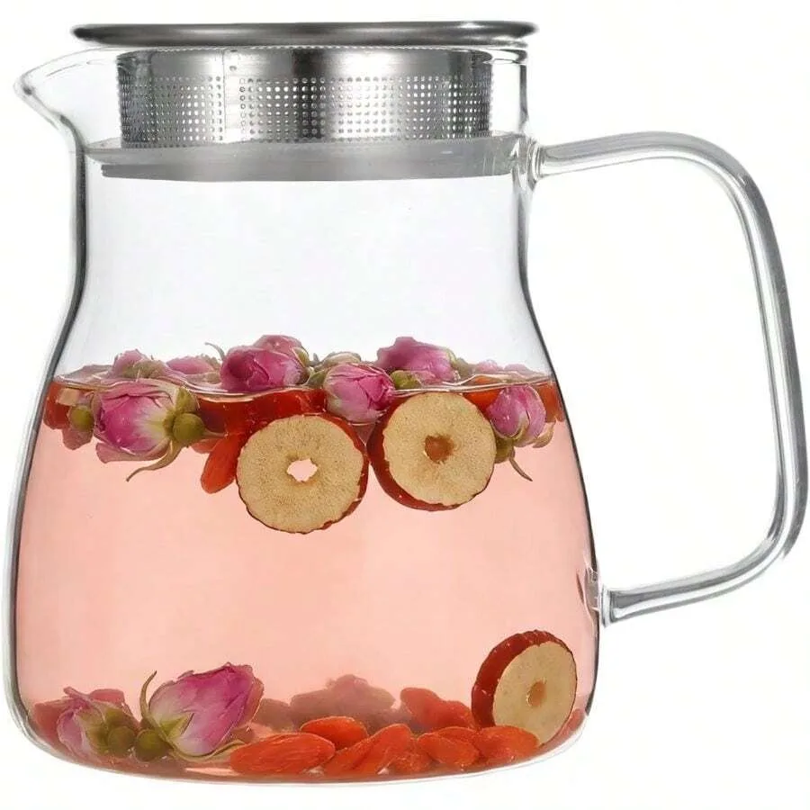 One-Glass Teapot, 16.9 Oz Glass Tea Kettle, Tea Pot With Infusers Loose Tea, Stain-Borosilicate Glass Tea Pot, Teapot Loose Lea
One-Glass Teapot, 16.9 Oz Glass Tea Kettle, Tea Pot With Infusers Loose Tea, Stain-Borosilicate Glass Tea Pot, Teapot Loose Lea