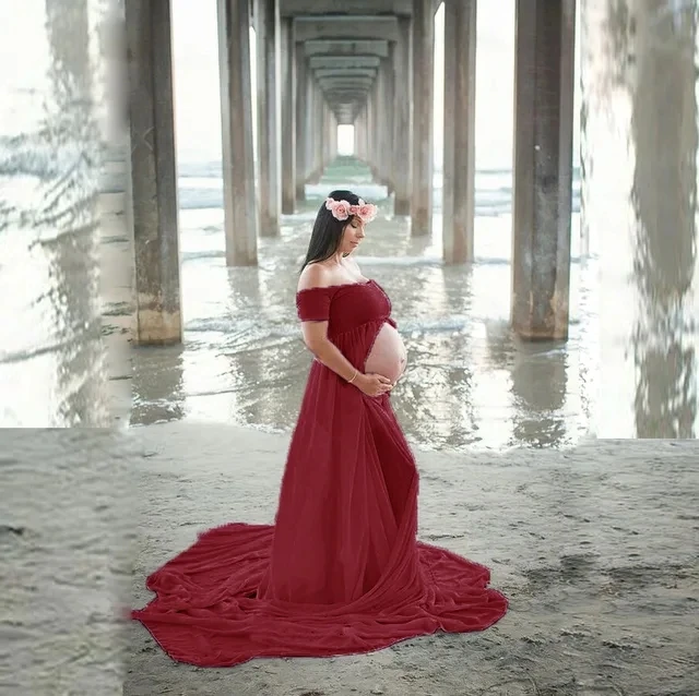 Maternity Photography Props Pregnancy Dress For Photo Shooting Off Shoulderless Pregnant Dresses For Women Maxi Maternity Gown
Maternity Photography Props Pregnancy Dress For Photo Shooting Off Shoulderless Pregnant Dresses For Women Maxi Maternity Gown