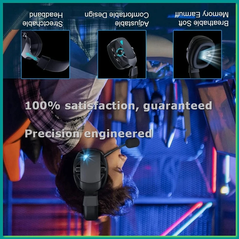 Беспроводная игровая гарнитура с микрофоном, Bluetooth-наушники 2.4G, проводные USB 3.5 мм, 3 режима работы для ПК, ноутбука, белый цвет - PZZW
Беспроводная игровая гарнитура с микрофоном, Bluetooth-наушники 2.4G, проводные USB 3.5 мм, 3 режима работы для ПК, ноутбука, белый цвет - PZZW