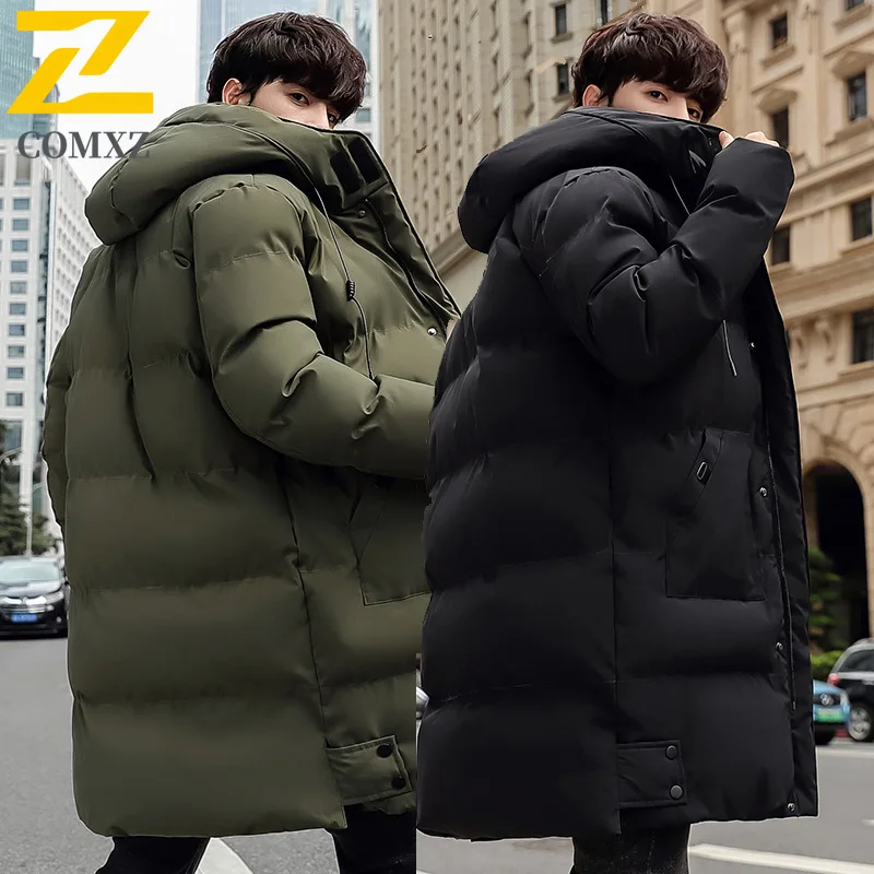 COMXZ мужское осенне-зимнее стеганое пальто корейского модного большого размера с капюшоном легкая стеганая куртка толстая теплая длинная парка пальто
COMXZ мужское осенне-зимнее стеганое пальто корейского модного большого размера с капюшоном легкая стеганая куртка толстая теплая длинная парка пальто