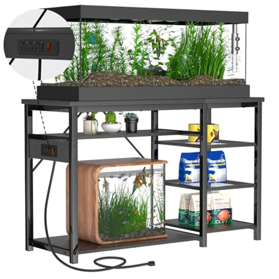 Fish Tank Stand: Heavy Duty Aquarium Stand with Power Outlets and Cabinet for Fish Tank Accessories Storage - Metal Frame, 1200
Fish Tank Stand: Heavy Duty Aquarium Stand with Power Outlets and Cabinet for Fish Tank Accessories Storage - Metal Frame, 1200
