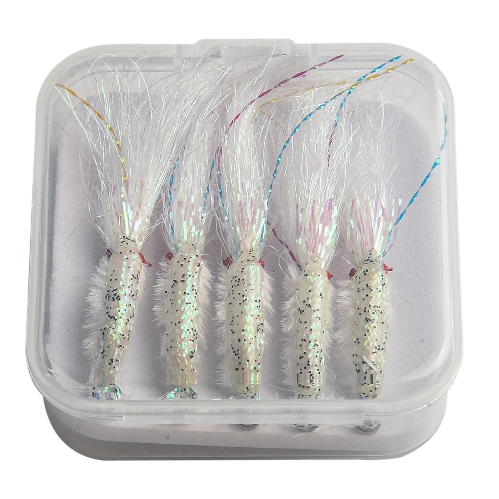 Lure Bait Hook Fly Fishing Hooks 15g/box Plastic+metal Saltwater Shrimp Hook High Carbon Steel Fishhook Handmade Saltwater Lures
Lure Bait Hook Fly Fishing Hooks 15g/box Plastic+metal Saltwater Shrimp Hook High Carbon Steel Fishhook Handmade Saltwater Lures