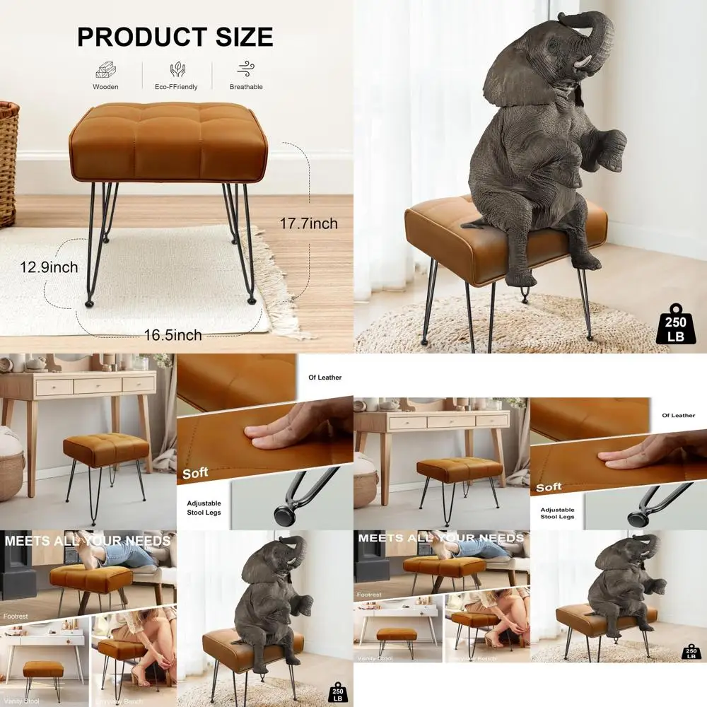 Brown Makeup Vanity Chair for Stylish Seating
Brown Makeup Vanity Chair for Stylish Seating