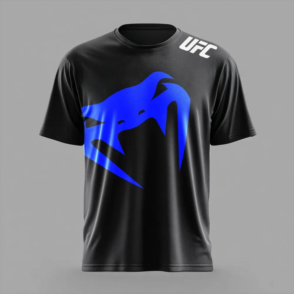 Новая летняя мужская черная футболка для бокса UFC, свободного кроя, дышащая, быстросохнущая, подходит для тренировок по ММА, джиу-джитсу и октагону.
Новая летняя мужская черная футболка для бокса UFC, свободного кроя, дышащая, быстросохнущая, подходит для тренировок по ММА, джиу-джитсу и октагону.