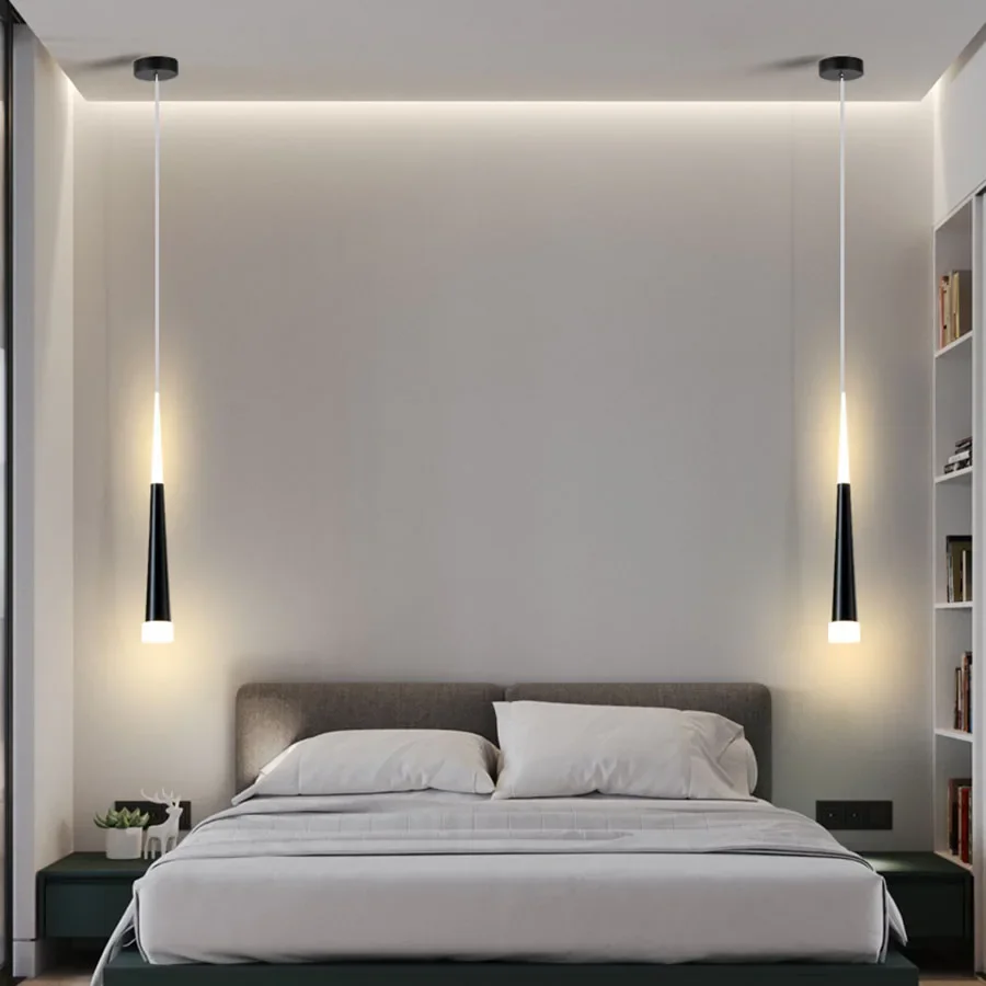 Single/Double Head Long Tube LED Pendant Lamp Acrylic Restaurant Kitchen Dining Room Hanging Light Bedroom Bedside Pendant Light
Single/Double Head Long Tube LED Pendant Lamp Acrylic Restaurant Kitchen Dining Room Hanging Light Bedroom Bedside Pendant Light