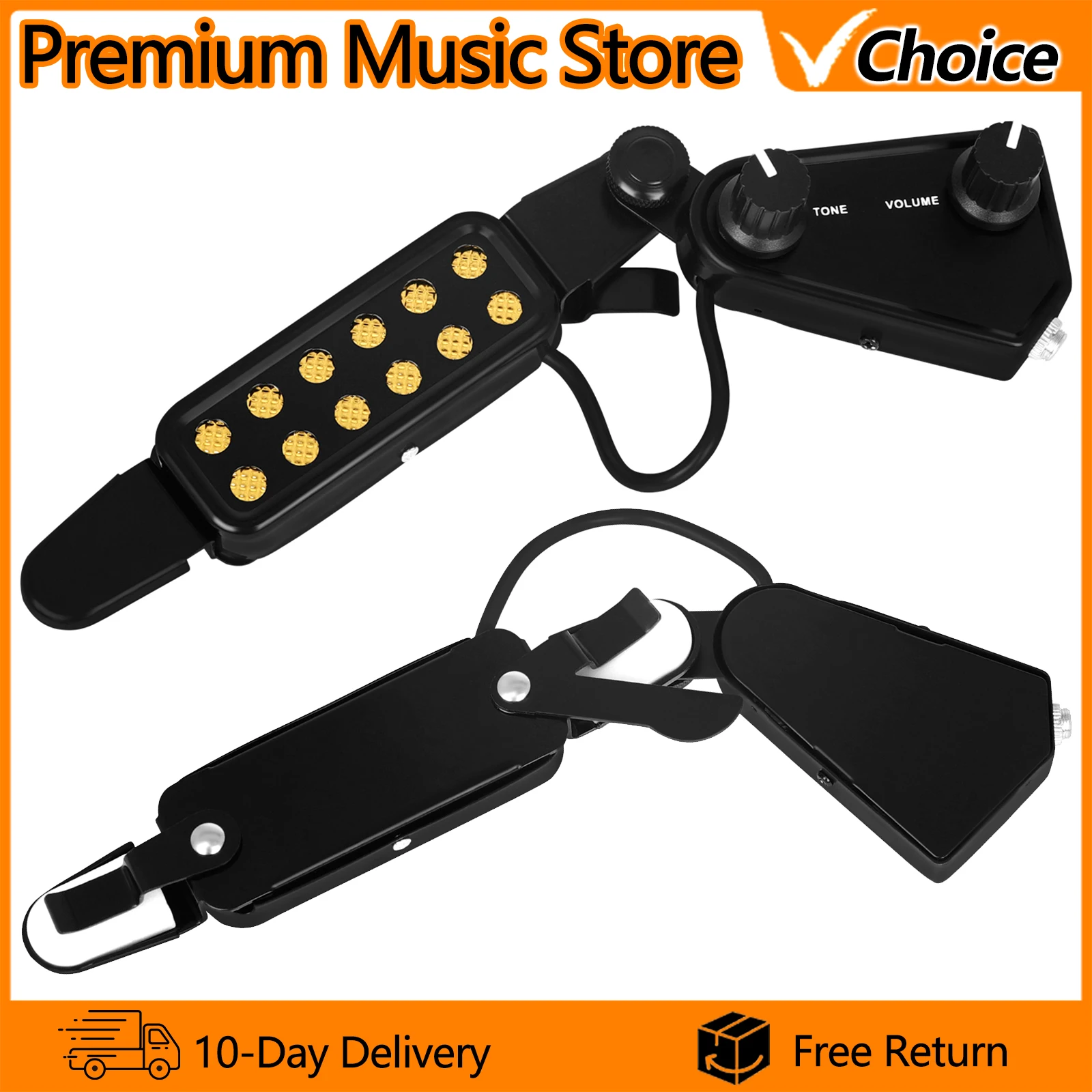 IRIN Guitar Pickup Acoustic Guitar Sound Hole Pickup Magnetic Transducer with Audio Cable Guitar Instrument Parts & Accessories
IRIN Guitar Pickup Acoustic Guitar Sound Hole Pickup Magnetic Transducer with Audio Cable Guitar Instrument Parts & Accessories