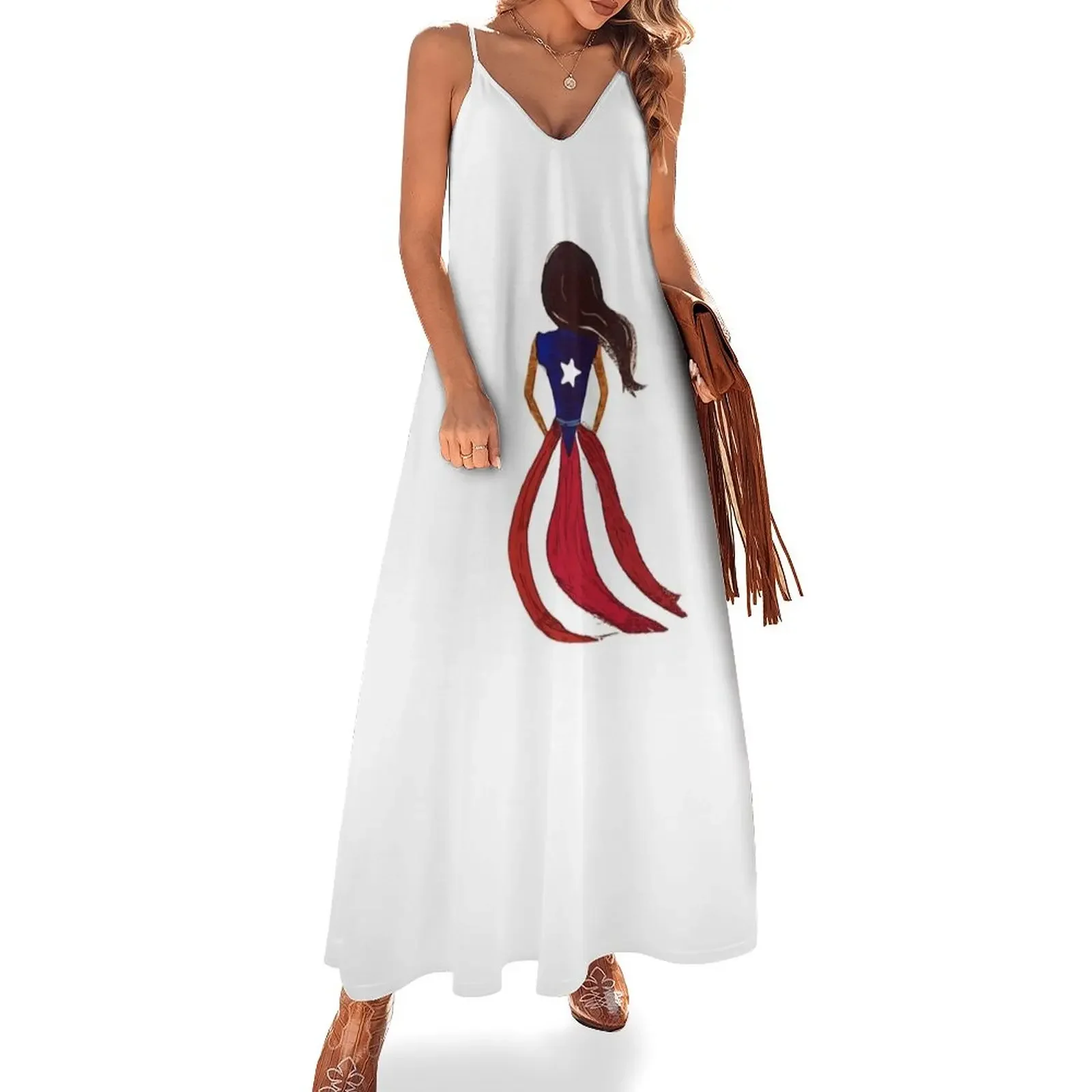 Nia Boricua Boricua Girl Sleeveless Dress women's luxury party dress elegant women's sets
Nia Boricua Boricua Girl Sleeveless Dress women's luxury party dress elegant women's sets