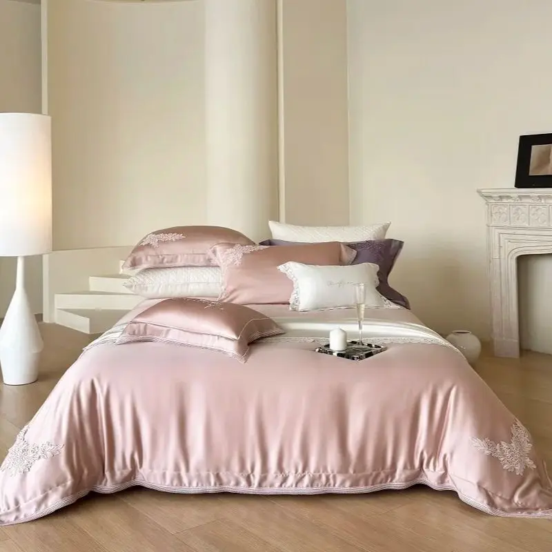 1000TC Egyptian Cotton Vintage French Lace Embroidery Princess Bedding Set Duvet Cover Flat/Fitted Bed Sheet Pillowcases 4Pcs
1000TC Egyptian Cotton Vintage French Lace Embroidery Princess Bedding Set Duvet Cover Flat/Fitted Bed Sheet Pillowcases 4Pcs
