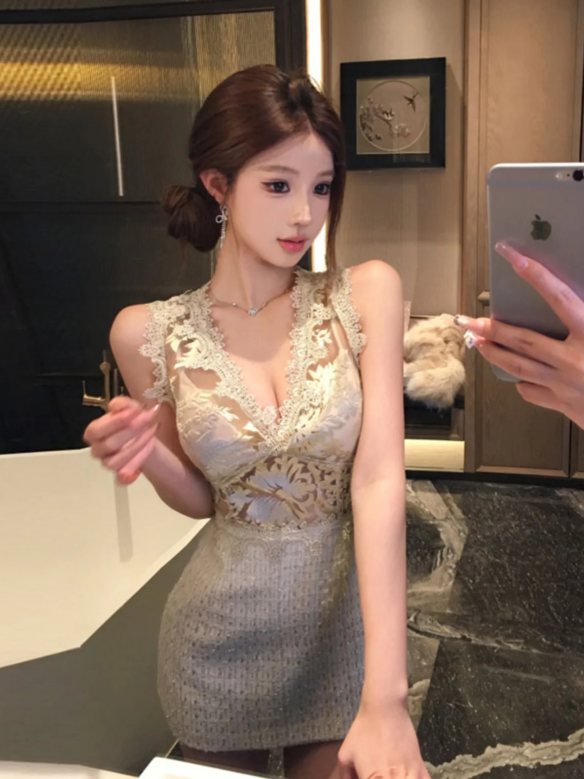 Elegant V-neck Strapless Bodycon Dress Birthday Dress Trendy City Commute Street Style Summer New Arrival Cotton Material
Elegant V-neck Strapless Bodycon Dress Birthday Dress Trendy City Commute Street Style Summer New Arrival Cotton Material