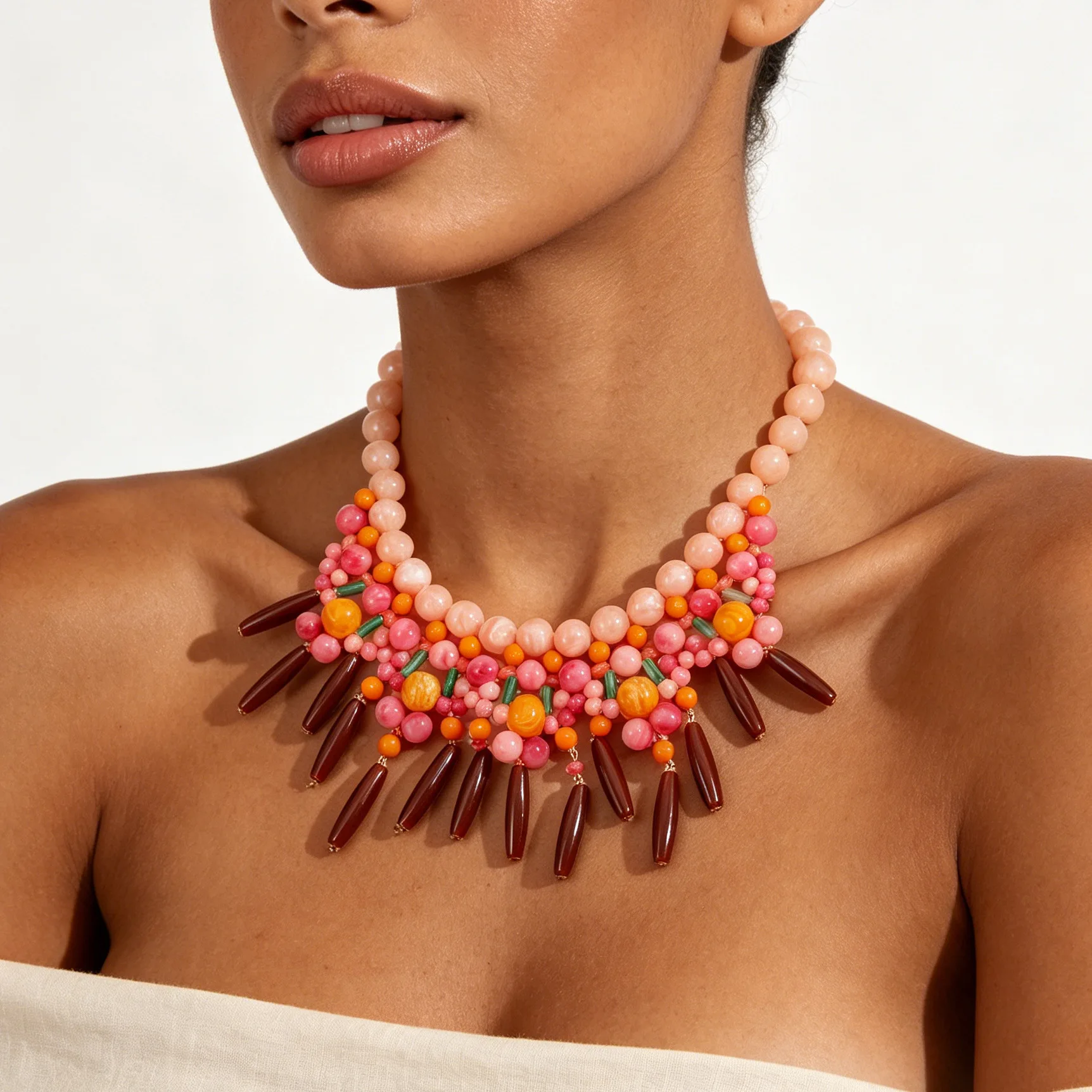ZAA Trendy Colorful Handmade Resin Beads Waterfall Necklaces Charms Woman Choker Jewelry 2026 Elegant Prom Party Accessories
ZAA Trendy Colorful Handmade Resin Beads Waterfall Necklaces Charms Woman Choker Jewelry 2026 Elegant Prom Party Accessories