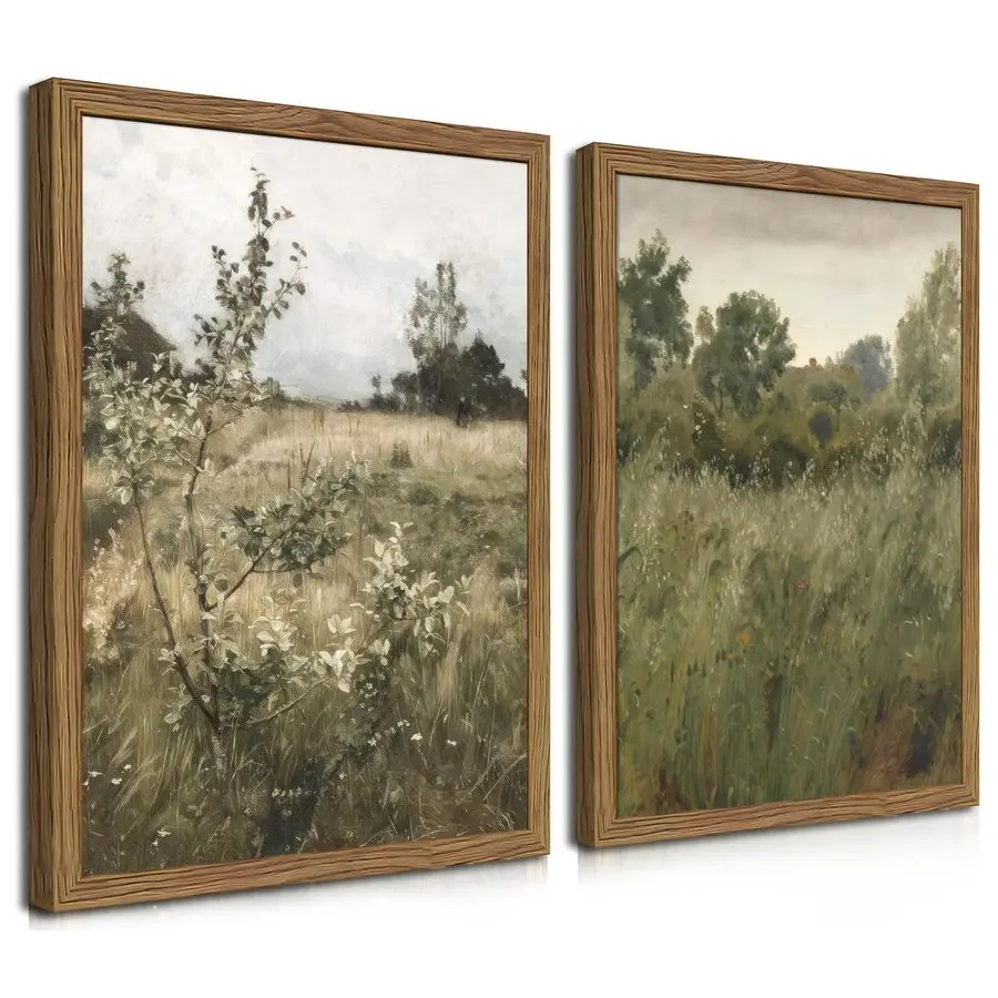 Набор из 2 картин на холсте для декора стен, пейзажи зеленой природы, декор в стиле фермерского дома, ретро-картины с лесными цветами в стиле кантри
Набор из 2 картин на холсте для декора стен, пейзажи зеленой природы, декор в стиле фермерского дома, ретро-картины с лесными цветами в стиле кантри