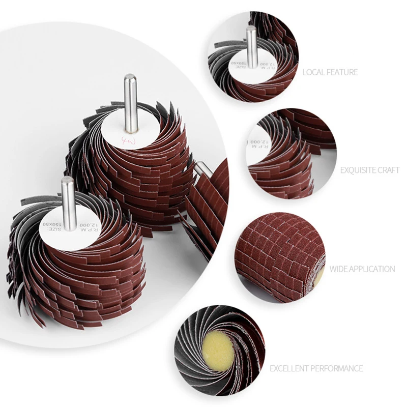 1PCS 6MM Shank 35x45mm Louver Thousand Thread Wheel Curved Relief Root Carving Convex Polishing Sanding cloth Wheel
1PCS 6MM Shank 35x45mm Louver Thousand Thread Wheel Curved Relief Root Carving Convex Polishing Sanding cloth Wheel