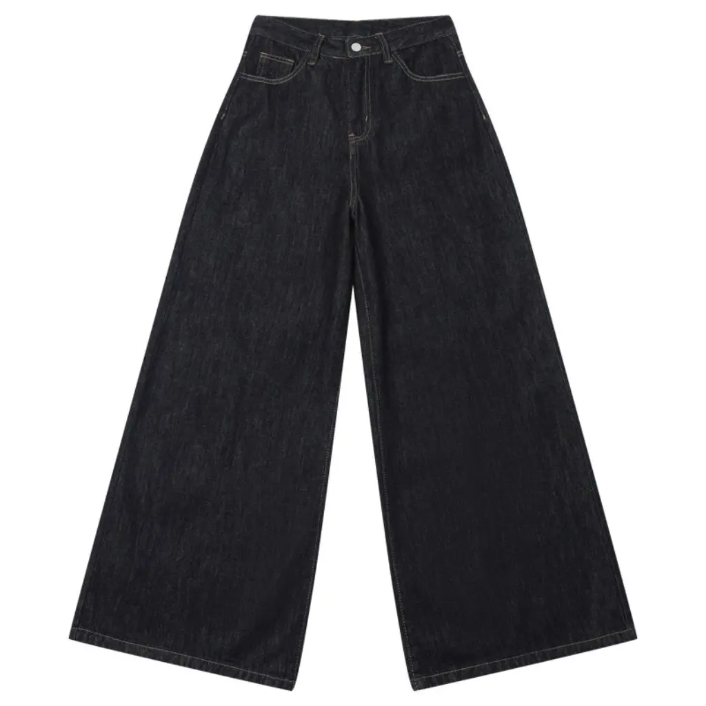 Женские широкие джинсы в американском стиле ретро, свободные утягивающие драпированные брюки длиной до пола, весна-лето, новые универсальные брюки
Женские широкие джинсы в американском стиле ретро, свободные утягивающие драпированные брюки длиной до пола, весна-лето, новые универсальные брюки