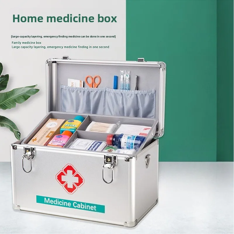 First aid kit for home use, always equipped with a complete set of emergency storage box for first aid visits
First aid kit for home use, always equipped with a complete set of emergency storage box for first aid visits