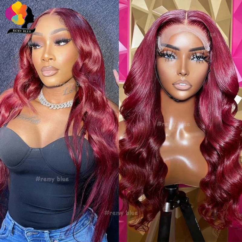 Colored 99J 13x6 32 34 Inch Lace Front Wig Human Hair Body Wave Human Hair Wigs for Women Pre-Plucked Lace Frontal Wig Remy
Colored 99J 13x6 32 34 Inch Lace Front Wig Human Hair Body Wave Human Hair Wigs for Women Pre-Plucked Lace Frontal Wig Remy
