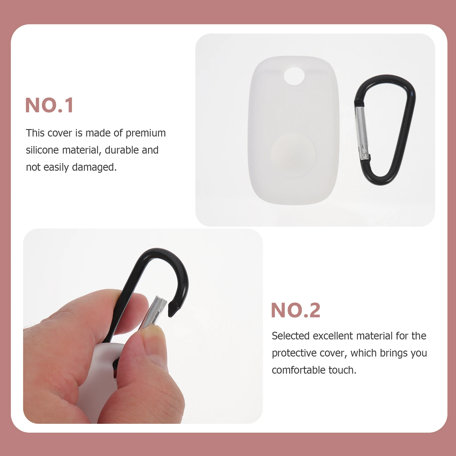 Silicone Protector Air Tags Accessory Intelligent Keychains Protective Cover Durable Easy Install Save Time
Silicone Protector Air Tags Accessory Intelligent Keychains Protective Cover Durable Easy Install Save Time
