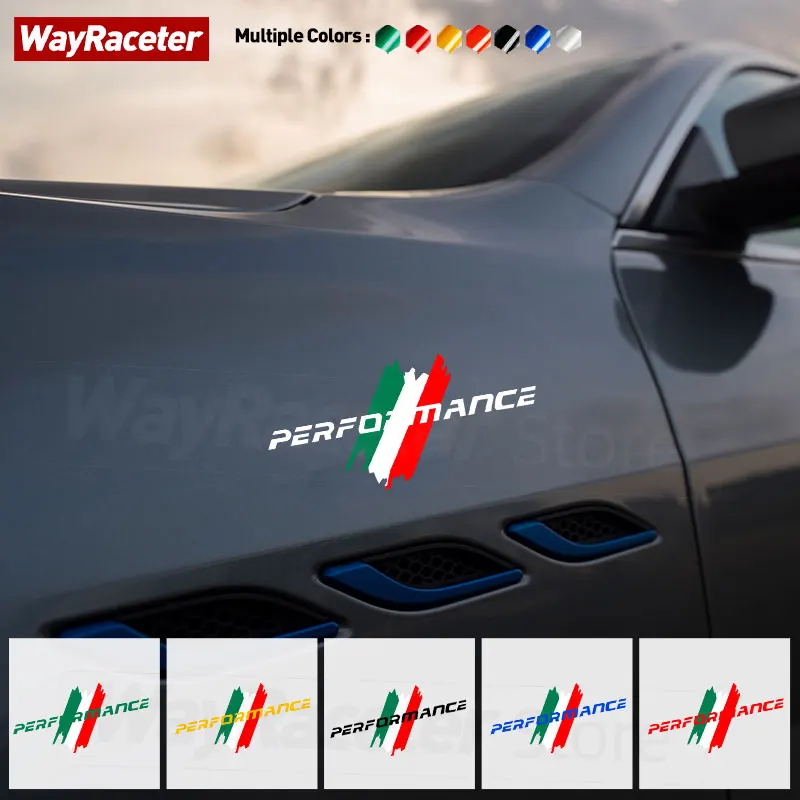 2 Pcs Reflective Italian Flag Stripe Performance Vinyl Sticker For Maserati Levante Ghibli Quattroporte Granturismo MC20 Grecale
2 Pcs Reflective Italian Flag Stripe Performance Vinyl Sticker For Maserati Levante Ghibli Quattroporte Granturismo MC20 Grecale