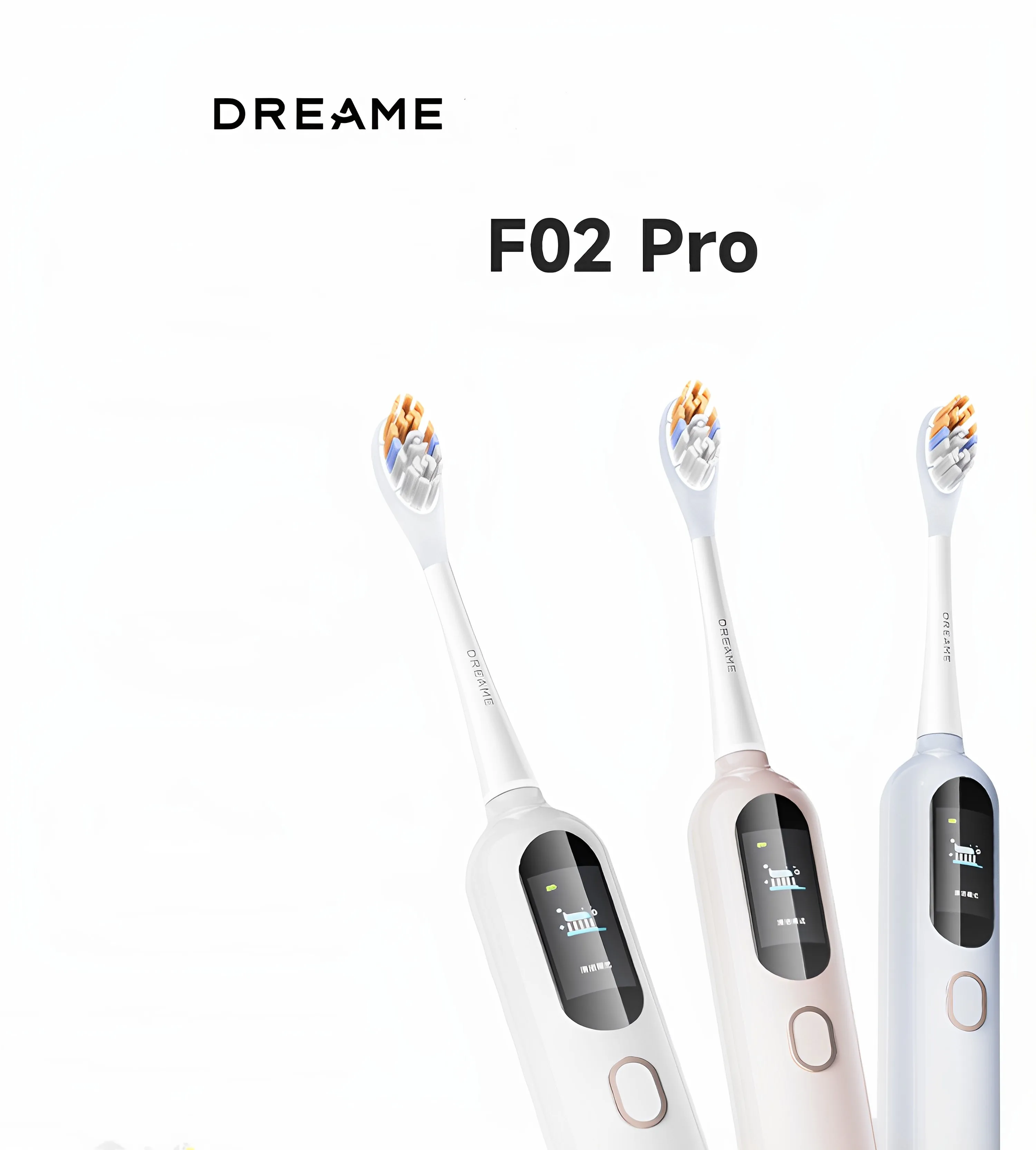 Dreame F02 Pro electric toothbrush sonic vibration waterproof adult soft hair for men and women
Dreame F02 Pro electric toothbrush sonic vibration waterproof adult soft hair for men and women