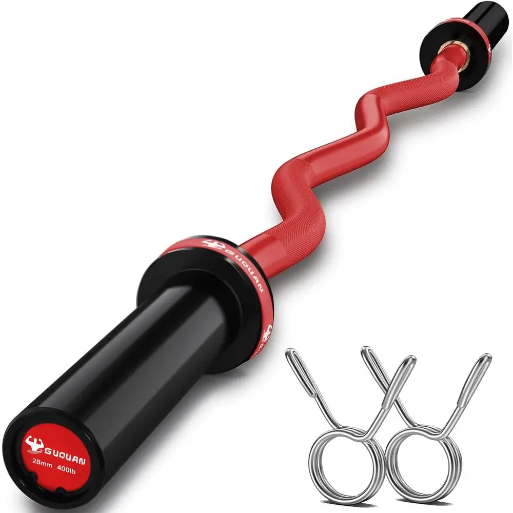 400lbs Capacity EZ Curl Bar with Knurled Grip for Home Gym - Ideal for Curls, Hip Thrusts, and Squats
400lbs Capacity EZ Curl Bar with Knurled Grip for Home Gym - Ideal for Curls, Hip Thrusts, and Squats