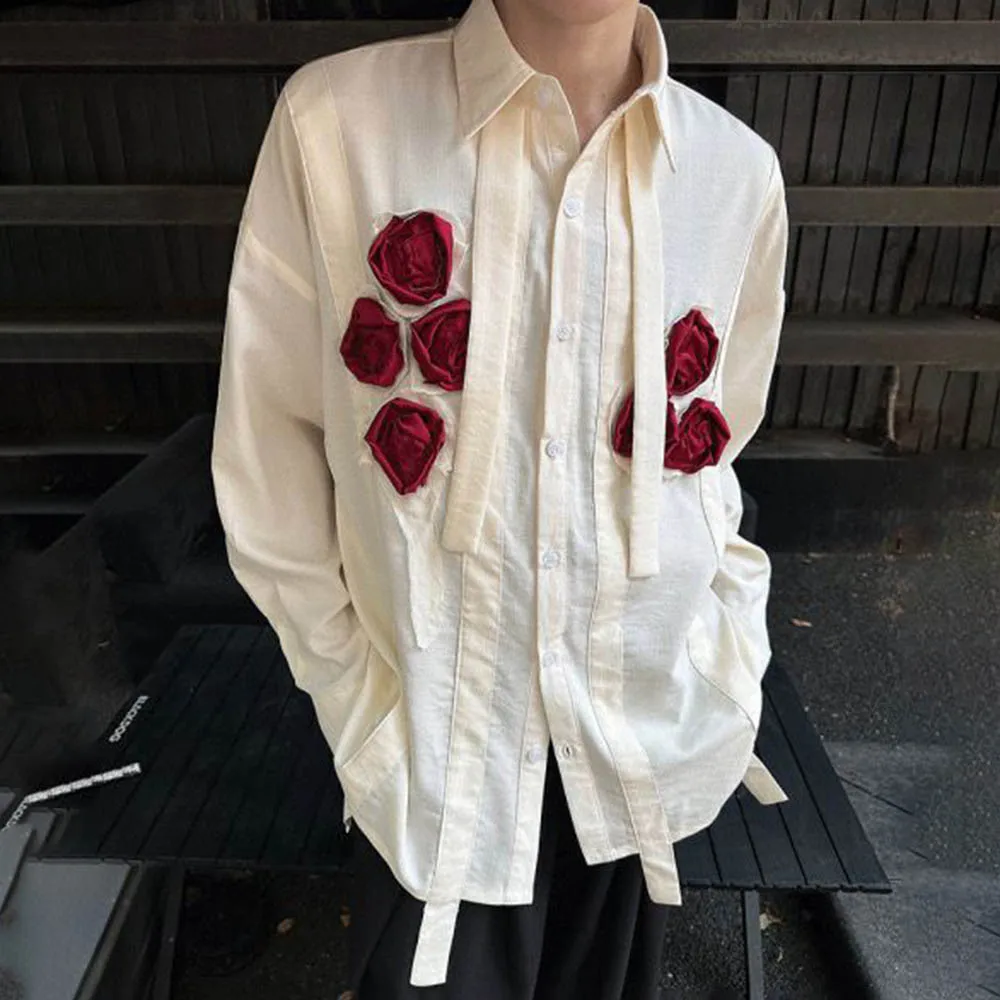Осенняя новая мужская рубашка с длинными рукавами и цветочным принтом, американский ретро-модный тренд, уличные повседневные свободные дышащие нишевые мужские топы 2025
Осенняя новая мужская рубашка с длинными рукавами и цветочным принтом, американский ретро-модный тренд, уличные повседневные свободные дышащие нишевые мужские топы 2025