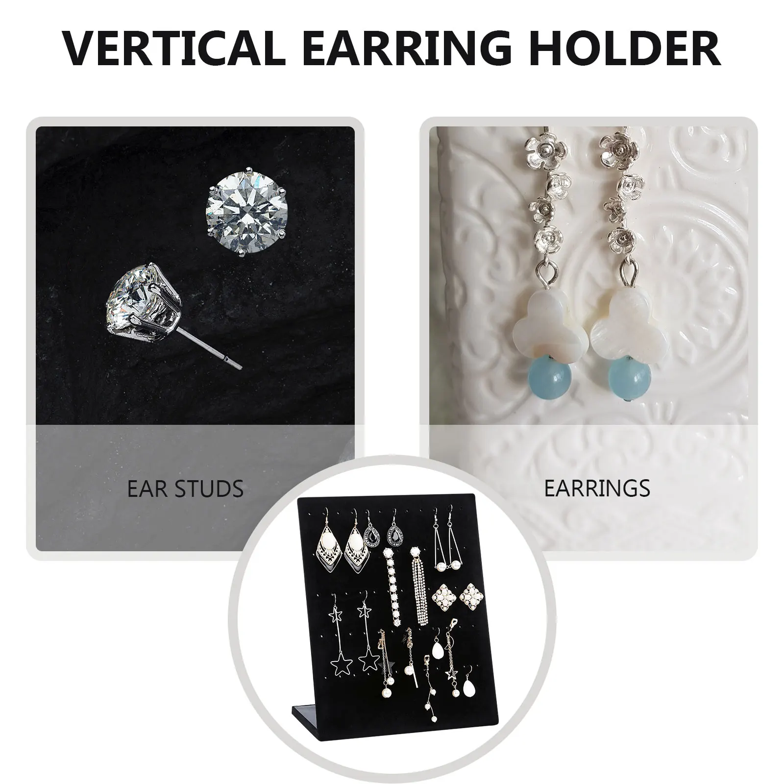 1pc Flannelette Earring Stand Vertical Jewelry Organizer Pendant Display Stand Earring Storage Scratch Resistant Convenient Use
1pc Flannelette Earring Stand Vertical Jewelry Organizer Pendant Display Stand Earring Storage Scratch Resistant Convenient Use