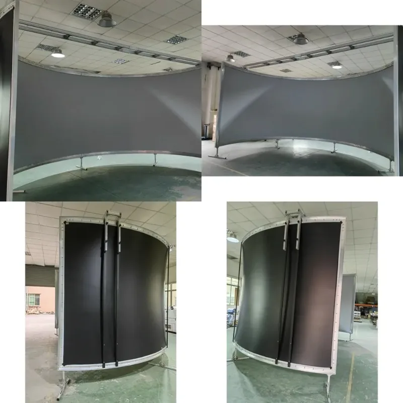 Projector ScreenFlight Simulator Customized Size Degree 5 M Diameter *2.4 M H Curved Projector Screen Grey Or White Fabric
Projector ScreenFlight Simulator Customized Size Degree 5 M Diameter *2.4 M H Curved Projector Screen Grey Or White Fabric
