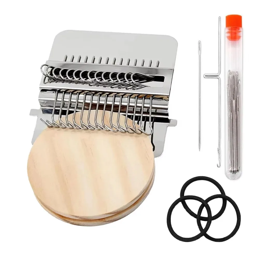 Wooden Frame Mini Loom Machine Metal Tool Mini Size Darning Machine DIY Handcrafts 12/14 Hook Small Woven Machine Home Use
Wooden Frame Mini Loom Machine Metal Tool Mini Size Darning Machine DIY Handcrafts 12/14 Hook Small Woven Machine Home Use