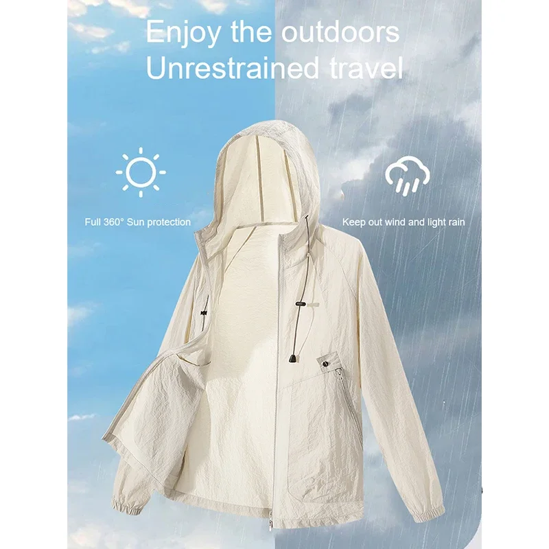 New Summer Men's New Leisure Outdoor Quick Drying Uv Light Jacket Light Sports Riding Fishing Hooded Skin Ultra-thin Breathable
New Summer Men's New Leisure Outdoor Quick Drying Uv Light Jacket Light Sports Riding Fishing Hooded Skin Ultra-thin Breathable