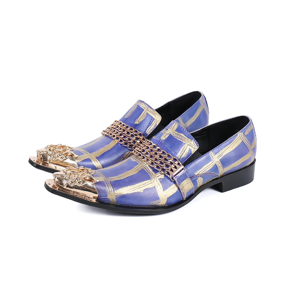 Fashion Printing Pointed Toe Party Shoes Social Performance Big Size Evening Shoes Classic Colorful Cow Leather Male Prom Shoes
Fashion Printing Pointed Toe Party Shoes Social Performance Big Size Evening Shoes Classic Colorful Cow Leather Male Prom Shoes