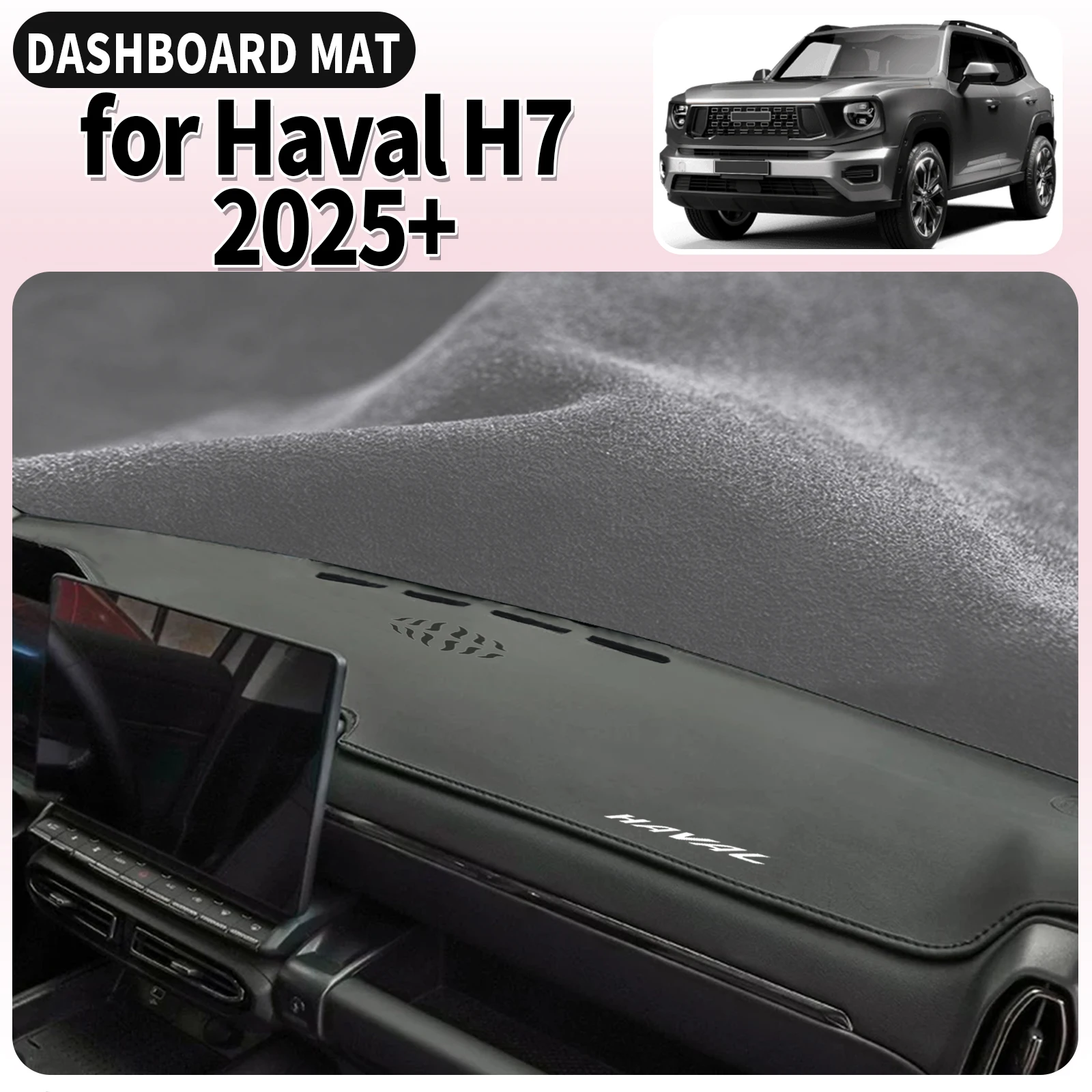 fit for Haval H7 2025-2026 LHD Car Accessories Dashmat Dashboard Cover Pad Protective Carpet Leather DashMat Sunshade
fit for Haval H7 2025-2026 LHD Car Accessories Dashmat Dashboard Cover Pad Protective Carpet Leather DashMat Sunshade