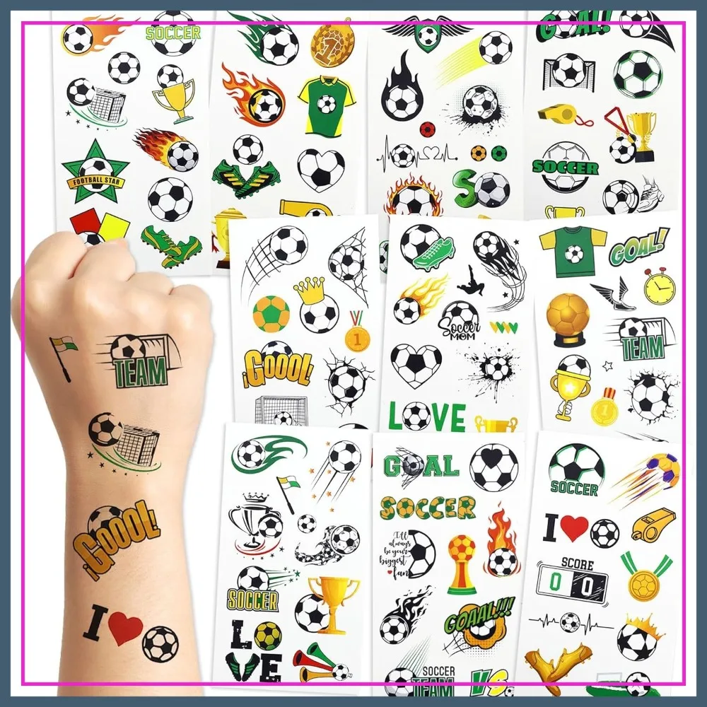 100 PCS Pre-Cut Soccer Ball Tattoos, Party Favors, Goodie Bag Stuffers, Sports Decorations
100 PCS Pre-Cut Soccer Ball Tattoos, Party Favors, Goodie Bag Stuffers, Sports Decorations