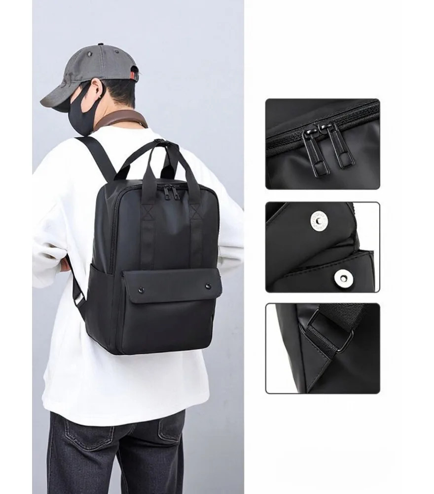 College student schoolbag men's waterproof 15.6 inch commuter computer bag men's casual simple handbag
College student schoolbag men's waterproof 15.6 inch commuter computer bag men's casual simple handbag