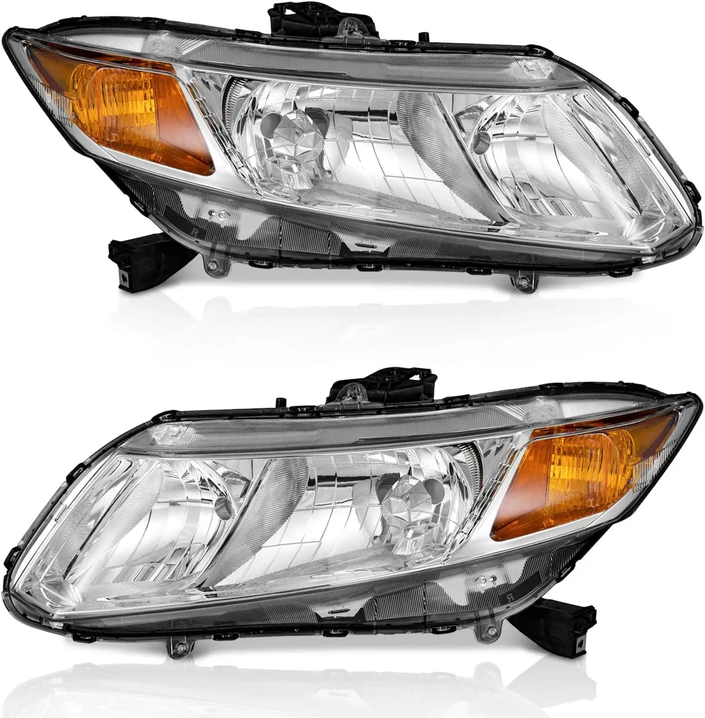 Для 2012-2015 Honda Civic 4Dr Sedan Фары для 12-13 Honda Civic 2Dr Coupe Пара фар Хромированный корпус Янтарный отражатель Левый
Для 2012-2015 Honda Civic 4Dr Sedan Фары для 12-13 Honda Civic 2Dr Coupe Пара фар Хромированный корпус Янтарный отражатель Левый