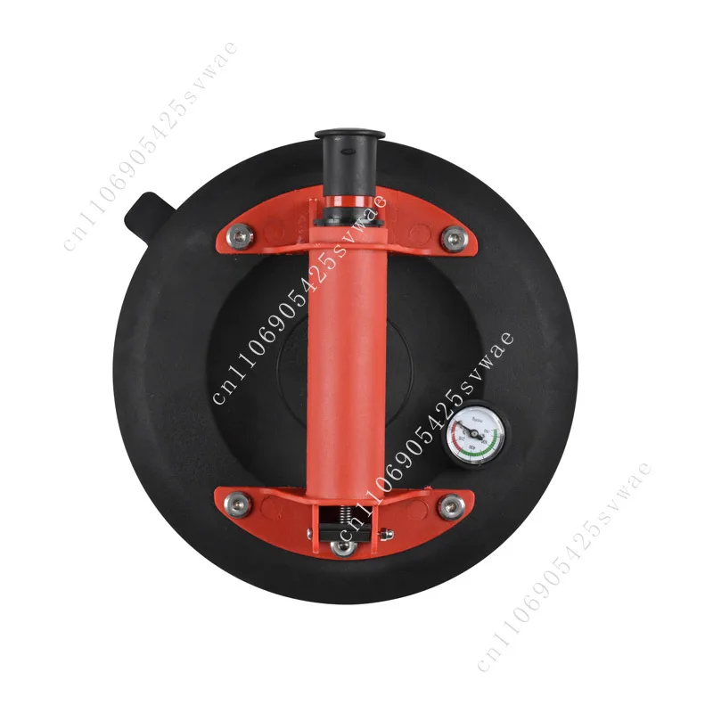 Ceramic tile lifting tool, electric vacuum suction cup, 9-inch double-layer manual suction cup with small pressure gauge 
Ceramic tile lifting tool, electric vacuum suction cup, 9-inch double-layer manual suction cup with small pressure gauge