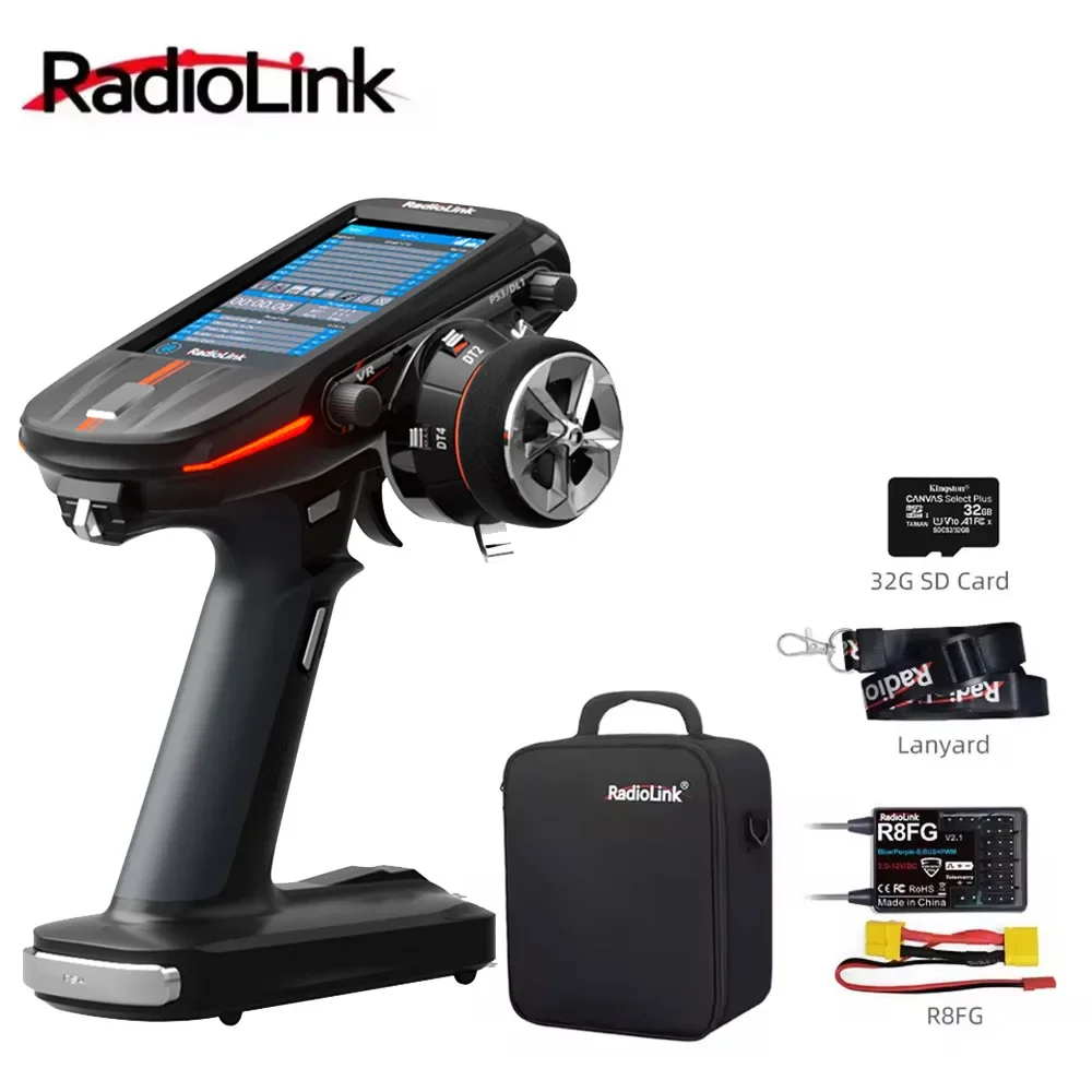 Radiolink RC8X 8CH 2.4G Transmitter with R8FG Gyro Receiver LCD Touch Screen Remote Controller for RC Toy cars and toy boats
Radiolink RC8X 8CH 2.4G Transmitter with R8FG Gyro Receiver LCD Touch Screen Remote Controller for RC Toy cars and toy boats