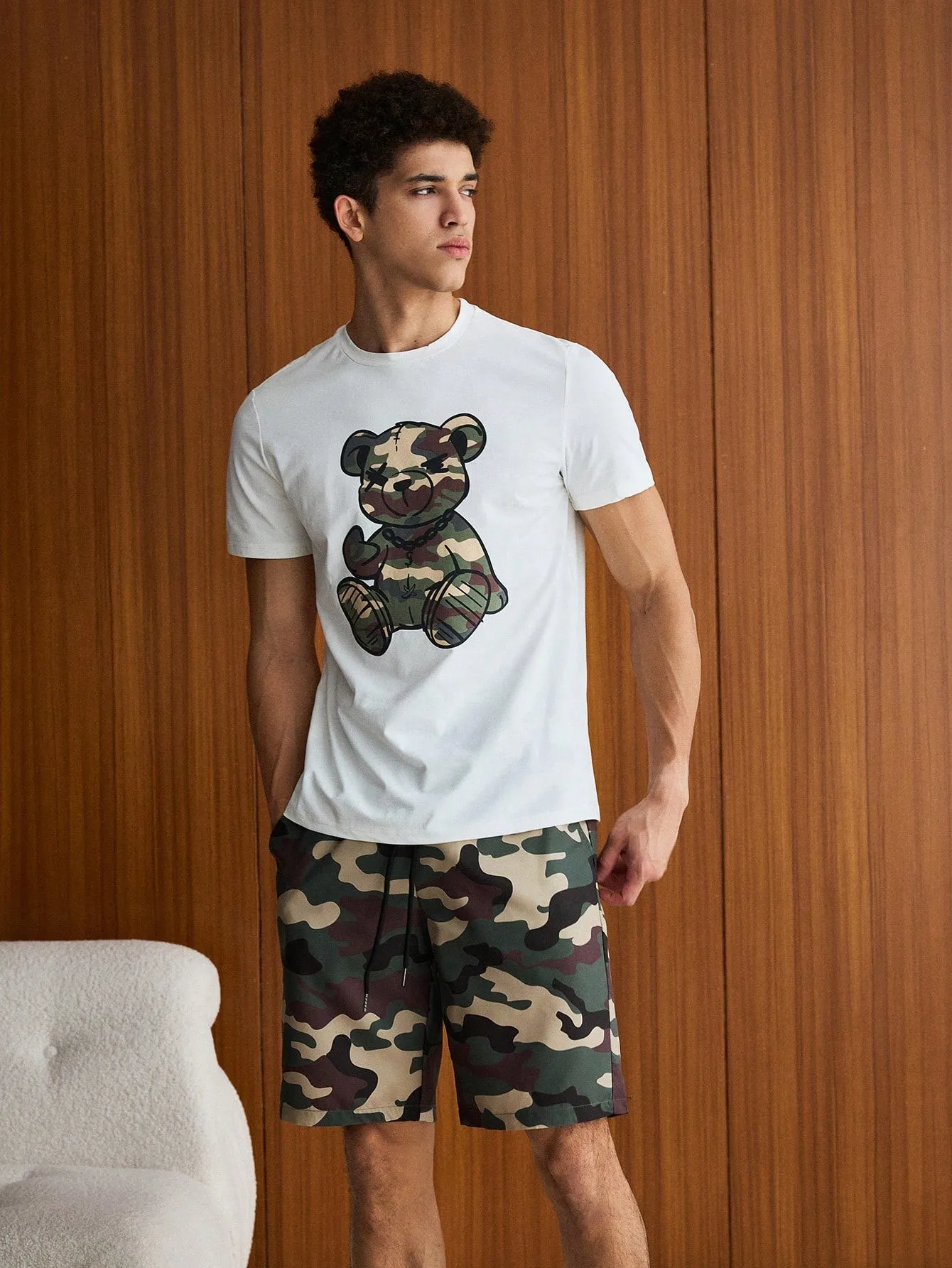 2026 Summer Men's Suit with Bear Print Breathable Lightweight Casual and Fashionable Outdoor Men's Clothing
2026 Summer Men's Suit with Bear Print Breathable Lightweight Casual and Fashionable Outdoor Men's Clothing