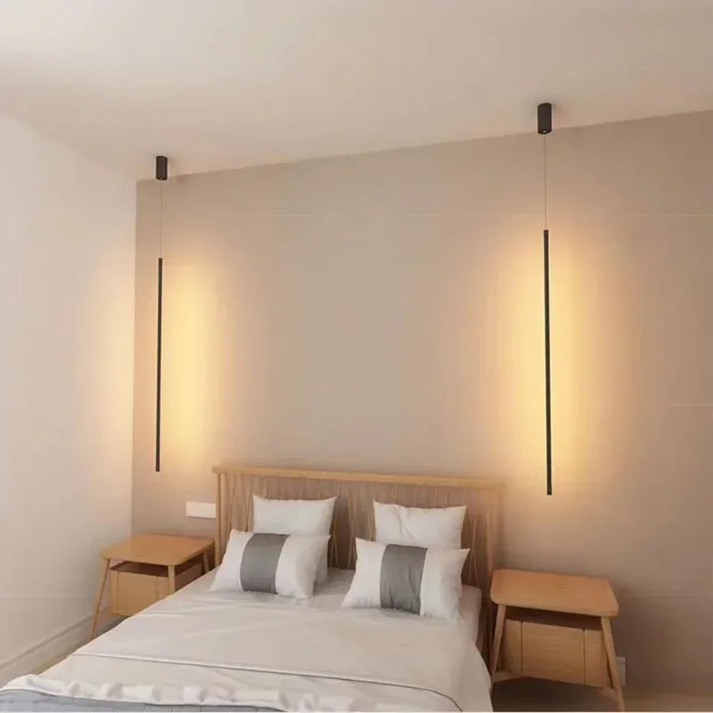 Modern Minimalist Line LED Pendant lights hanging Bedroom Bedside Modern living room lighting decor Geometry light fixtures
Modern Minimalist Line LED Pendant lights hanging Bedroom Bedside Modern living room lighting decor Geometry light fixtures