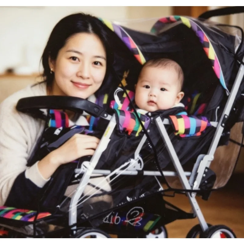 Twin Stroller Rain Cover Waterproof for Double Tandem Baby Pushchair Windproof All Weather Use
Twin Stroller Rain Cover Waterproof for Double Tandem Baby Pushchair Windproof All Weather Use