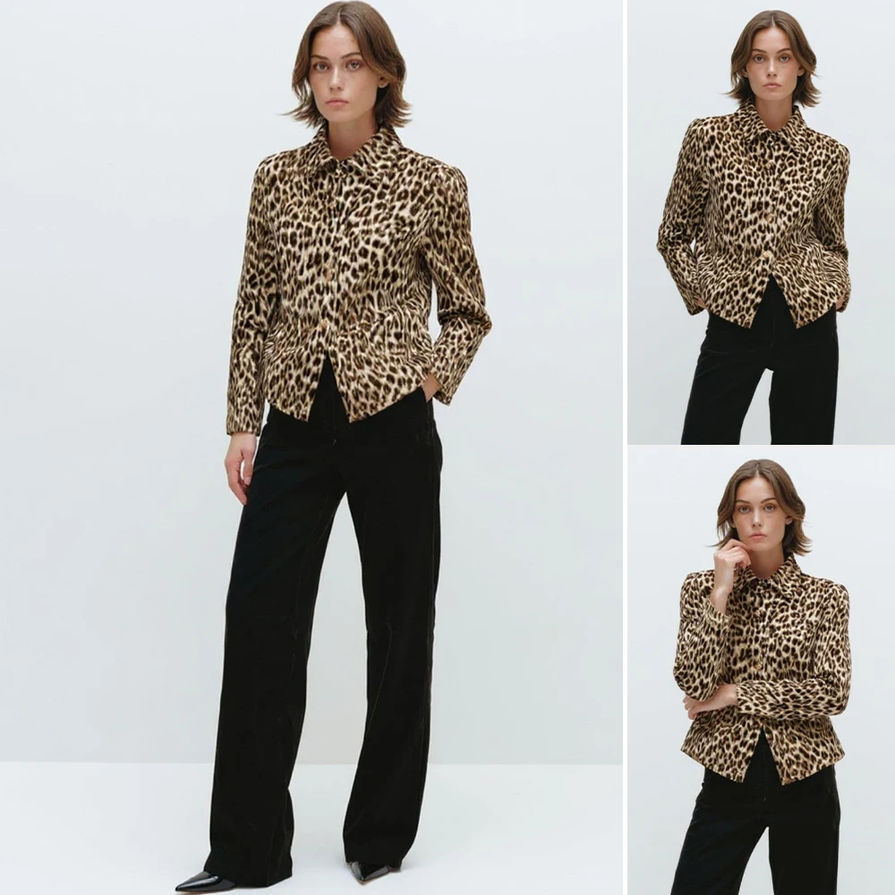 Mia Muse Boutique Women's Jackets Autumn Winter Fashion 2025 Leopard Print Cool Shirt Collar Long Sleeve Street Daily Jackets
Mia Muse Boutique Women's Jackets Autumn Winter Fashion 2025 Leopard Print Cool Shirt Collar Long Sleeve Street Daily Jackets
