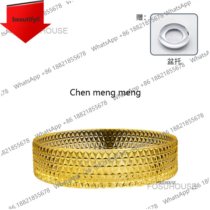 A44 Light Luxury Die-casting Glass Bathroom Sinks Vanity Kitchen Washing Sinks Modern Art Stage Basin Crystal Art Bathroom Fixtu
A44 Light Luxury Die-casting Glass Bathroom Sinks Vanity Kitchen Washing Sinks Modern Art Stage Basin Crystal Art Bathroom Fixtu