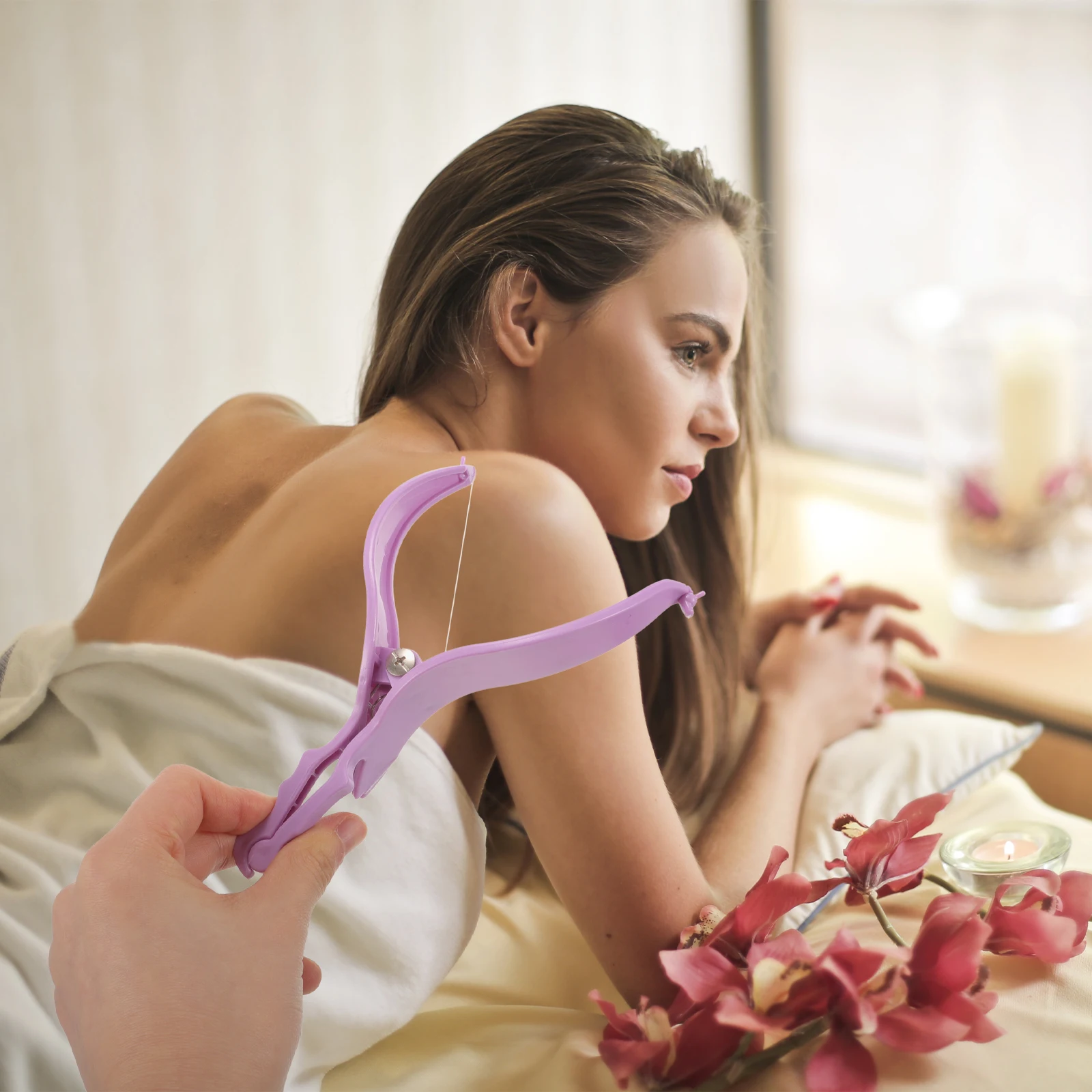 1 set 1 Set Facial Remover For Women Manual Face Hair Removal Tool Portable Non-Slip Epilator Upper Lip Chin Hair Remover Travel
1 set 1 Set Facial Remover For Women Manual Face Hair Removal Tool Portable Non-Slip Epilator Upper Lip Chin Hair Remover Travel