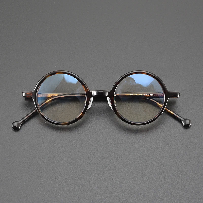 Vintage acetate round frames Men's and women's luxury brand handmade optical frames with nose brackets to make prescription glas
Vintage acetate round frames Men's and women's luxury brand handmade optical frames with nose brackets to make prescription glas