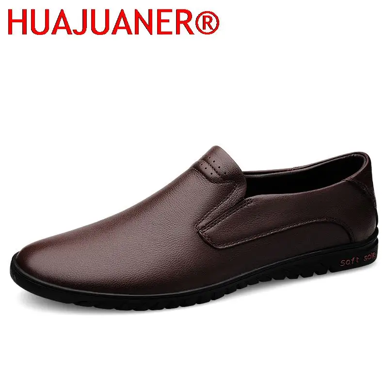 Brand Men Genuine Leather Shoes New Spring Summer Male Loafers Dress Shoe High Quality Men's Slip on Comfy Business Footwear
Brand Men Genuine Leather Shoes New Spring Summer Male Loafers Dress Shoe High Quality Men's Slip on Comfy Business Footwear