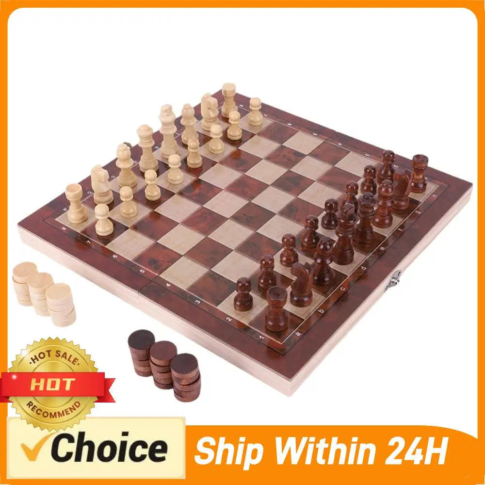 29x29cm Large Chessboard Developing Strategic Thinking 3 in 1 Chess Chekers Backgammon No Toxic Wood Board Game for Boys Girls
29x29cm Large Chessboard Developing Strategic Thinking 3 in 1 Chess Chekers Backgammon No Toxic Wood Board Game for Boys Girls
