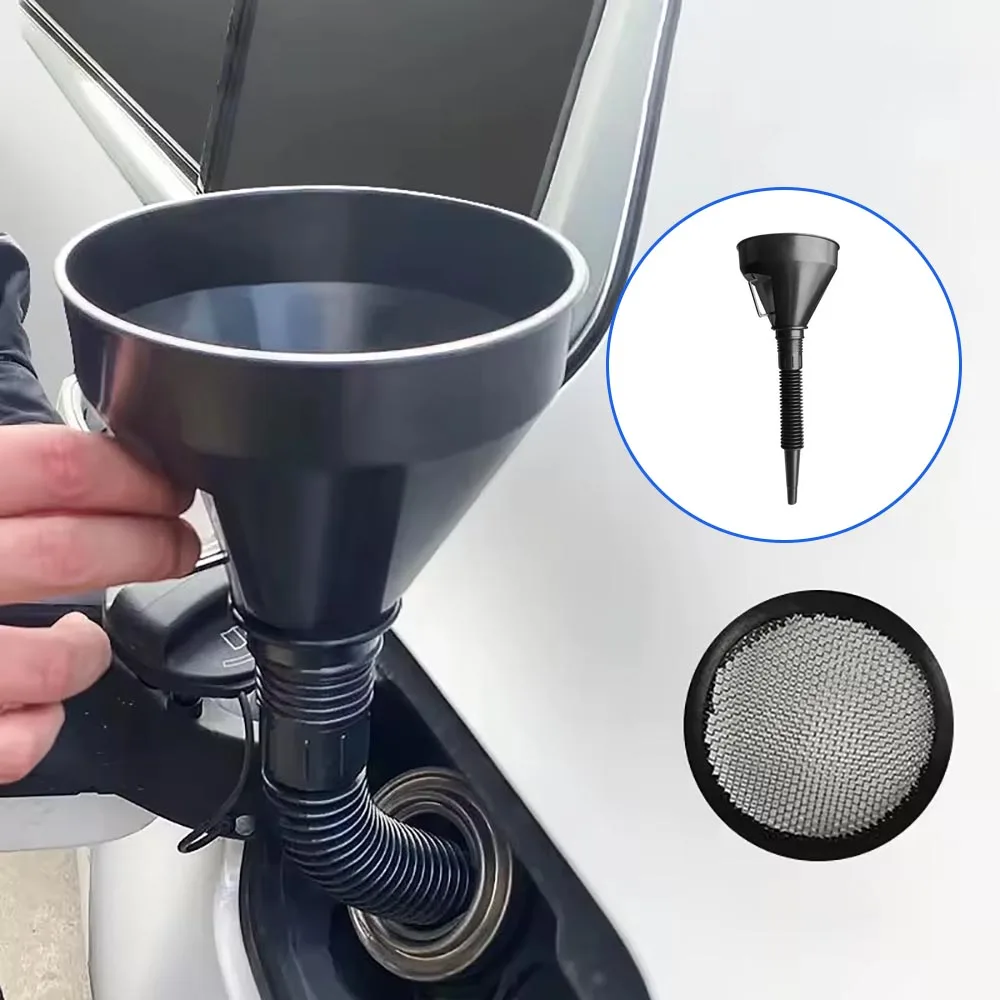 Car Refueling Funnel Detachable Refueling Hose with Long Mouth Funnel Motorcycle Refueling Engine Oil Funnel Tools With Filter
Car Refueling Funnel Detachable Refueling Hose with Long Mouth Funnel Motorcycle Refueling Engine Oil Funnel Tools With Filter