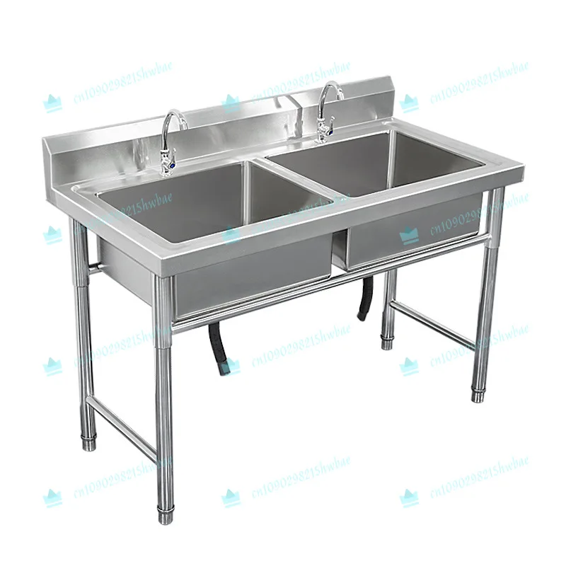Commercial 304 Stainless Steel Sink Single Double Triple Bowl School Hand Washing Kitchen Dishwasher Vegetable Rinse
Commercial 304 Stainless Steel Sink Single Double Triple Bowl School Hand Washing Kitchen Dishwasher Vegetable Rinse