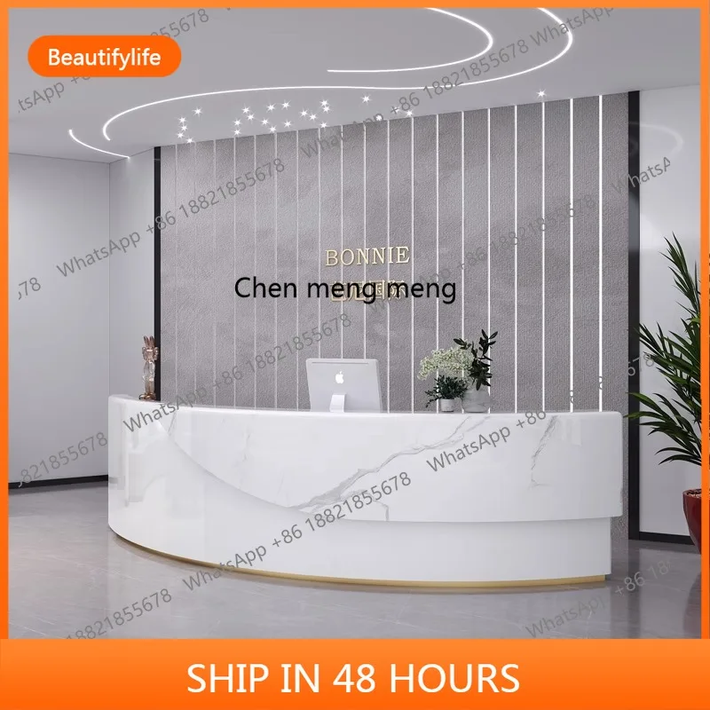 Простая современная касса для салона красоты, компания, краска, стол для приема, фотография, танцевальная студия, изогнутый бар
Простая современная касса для салона красоты, компания, краска, стол для приема, фотография, танцевальная студия, изогнутый бар