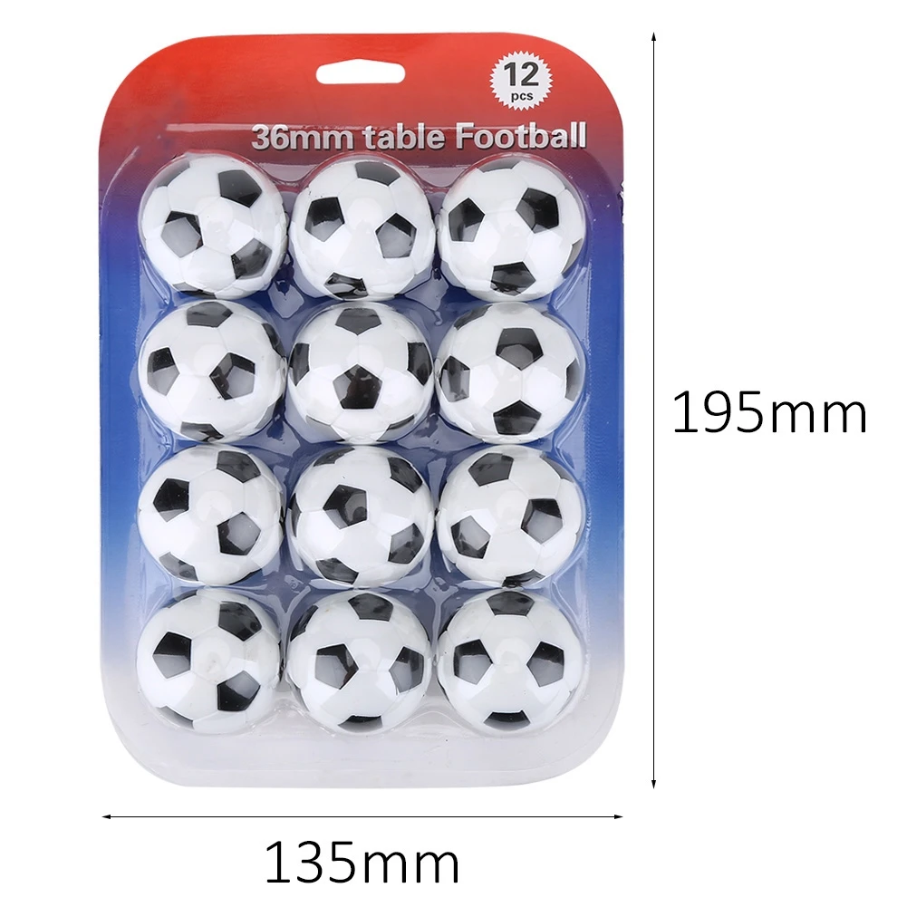 36mm Table Soccer Balls, 12pcs Table Soccer Game Replacement Kit Mini 36mm Footballs Balls Set Accessory
36mm Table Soccer Balls, 12pcs Table Soccer Game Replacement Kit Mini 36mm Footballs Balls Set Accessory