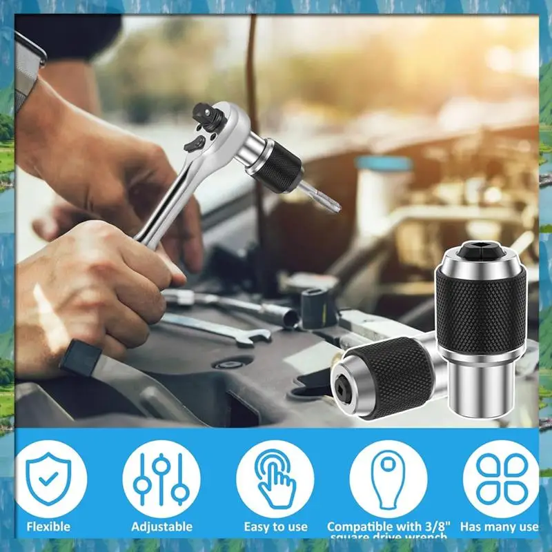 AB07 HOT Socket Set Tap Holder Tool 3/8" Stable Tap Holders Sockets Compatible Tap Extractor Tool Forscrew Extractors
AB07 HOT Socket Set Tap Holder Tool 3/8" Stable Tap Holders Sockets Compatible Tap Extractor Tool Forscrew Extractors